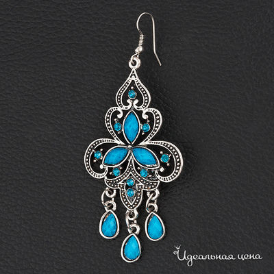 Серьги Biruza, цвет вставка яшма