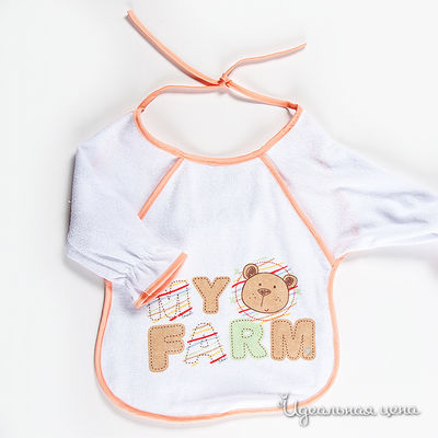 Слюнявчик Liliput, цвет цвет персиковый