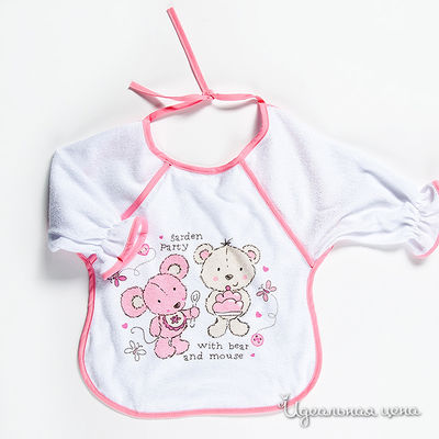 Слюнявчик Liliput, цвет цвет розовый