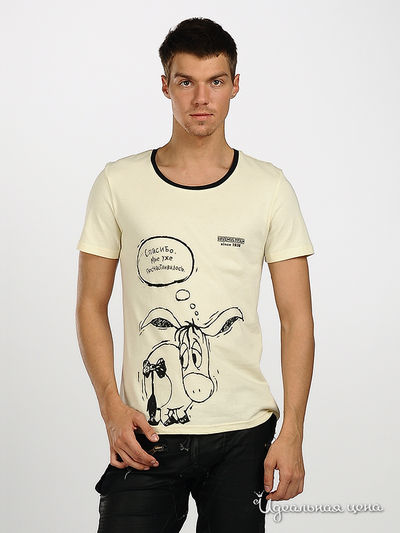 Футболка Dobroforever, цвет цвет бледно-желтый