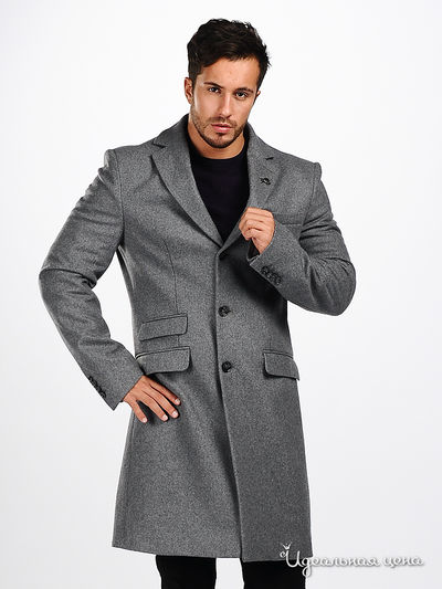 Пальто Moschino MS, цвет цвет серый