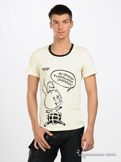 Футболка Dobroforever, цвет цвет бледно-желтый