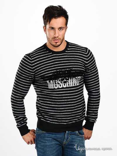 Джемпер Moschino MS, цвет цвет черный / серый