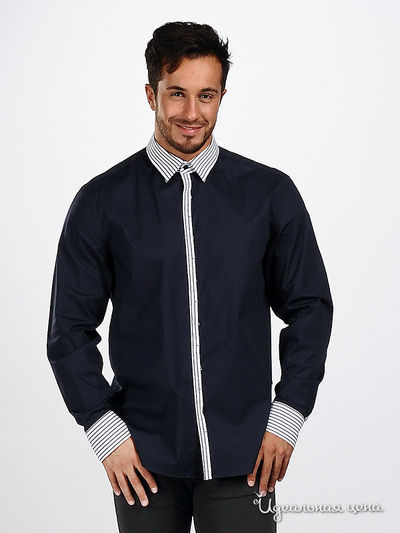 Рубашка Moschino MS, цвет цвет темно-синий