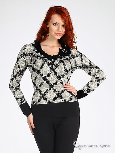 Джемпер Angellik, цвет цвет черный / белый