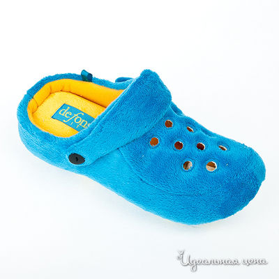 Тапочки De Fonseca, цвет цвет голубой