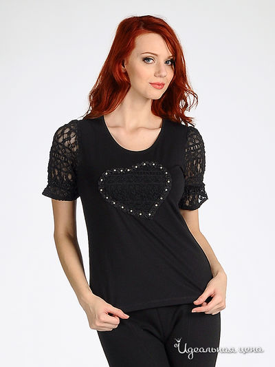 Футболка Angellik, цвет цвет черный