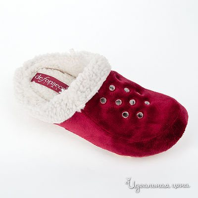 Тапочки De Fonseca, цвет цвет бордовый