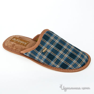 Тапочки De Fonseca, цвет цвет клетчатый / песочный