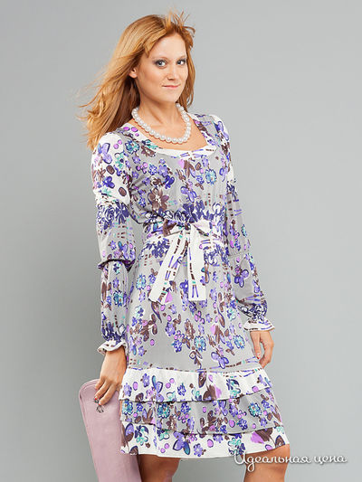 Платье May Be, цвет цвет мультиколор