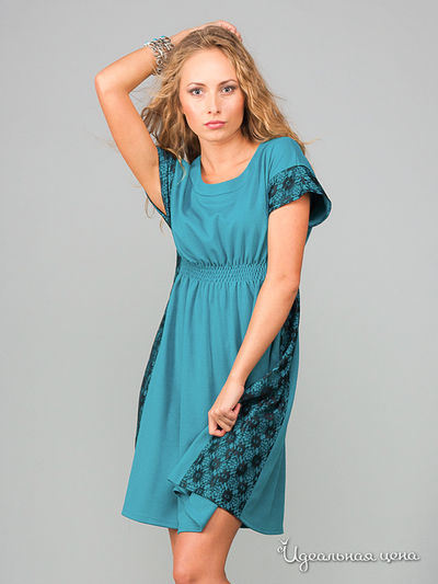 Платье-туника May Be, цвет цвет голубой