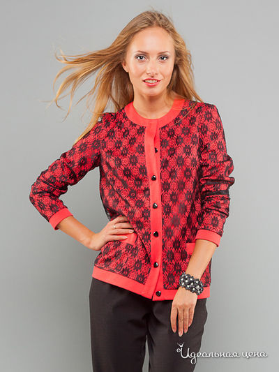 Жакет May Be, цвет цвет коралловый