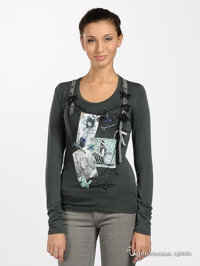 Футболка Gaudi, цвет цвет зеленый