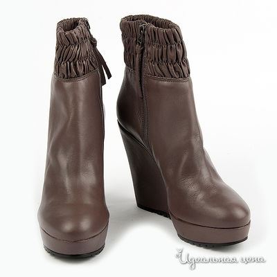 Полусапоги Capriccio, цвет цвет серо-коричневый