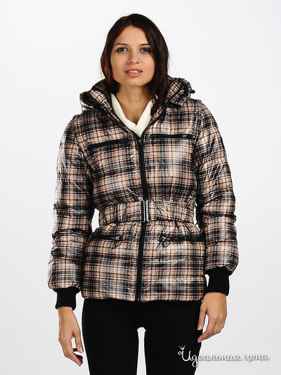 Пуховик F5jeans, цвет цвет бежевый