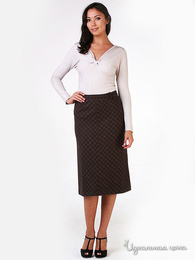 Юбка Fleuretta, цвет цвет коричневый