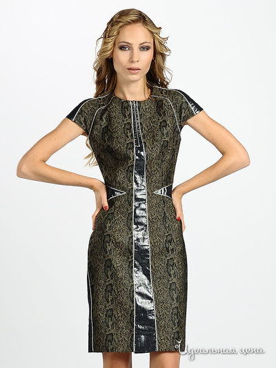 Платье Maria Rybalchenko, цвет цвет бежевый / зеленый