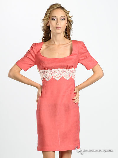 Платье Maria Rybalchenko, цвет цвет коралловый