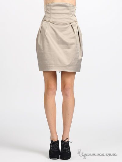 Юбка Maria Rybalchenko, цвет цвет бежевый