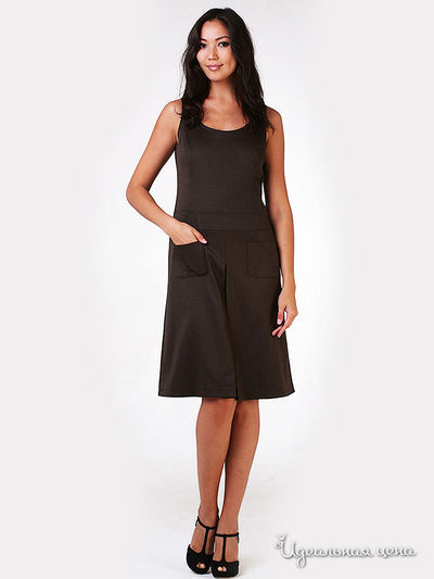 Платье Fleuretta, цвет цвет коричневый