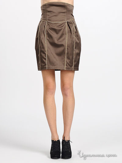 Юбка Maria Rybalchenko, цвет цвет шоколадный