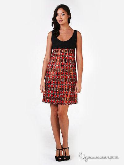 Платье Fleuretta, цвет цвет черный / красный