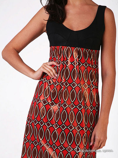 Платье Fleuretta женское, цвет черный / красный