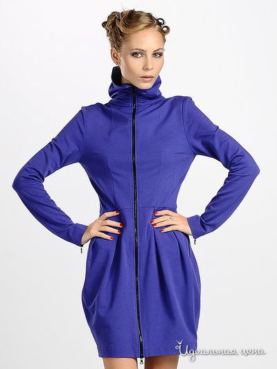 Платье Maria Rybalchenko, цвет цвет темно-фиолетовый