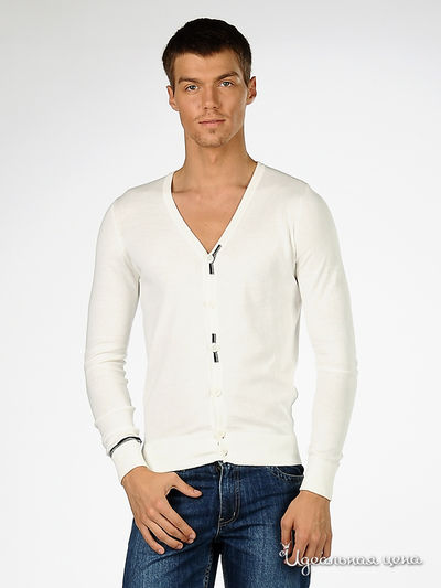 Кардиган F5jeans, цвет цвет белый