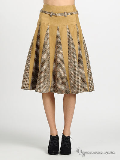 Юбка Maria Rybalchenko, цвет цвет бежевый