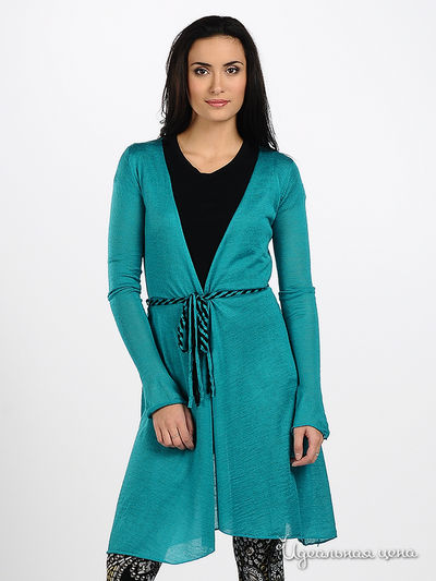 Кардиган Custo Barcelona, цвет цвет бирюзовый