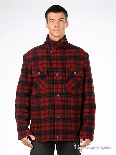 Куртка Marlboro Classics, цвет цвет бордовый