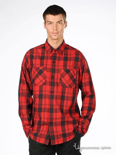 сорочка Marlboro Classics, цвет цвет красный / принт клетка