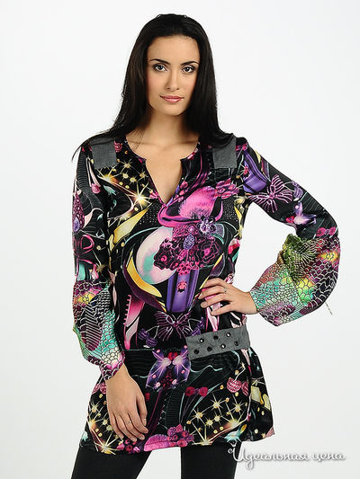 Платье Custo Barcelona, цвет цвет мультиколор