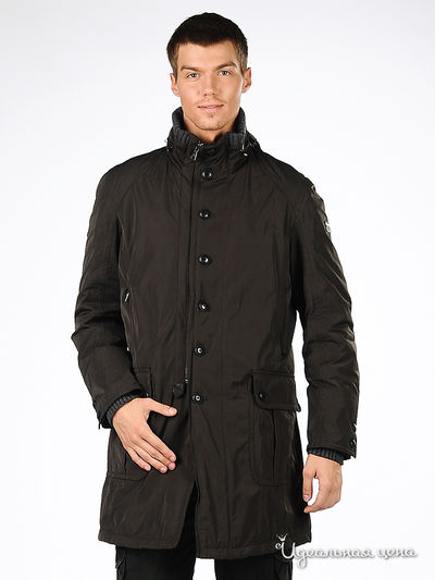 Куртка Marlboro Classics мужская, цвет черно-серый
