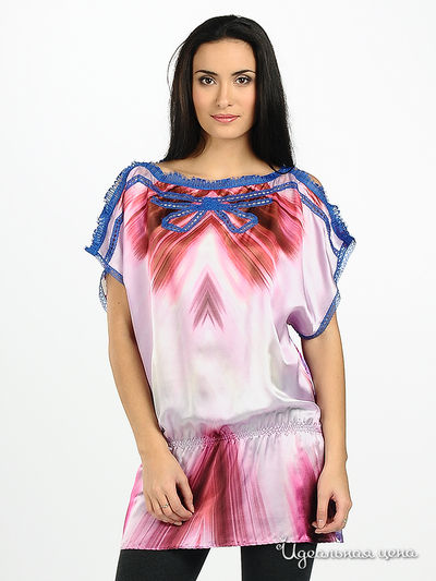 Туника Custo Barcelona, цвет цвет сиреневый