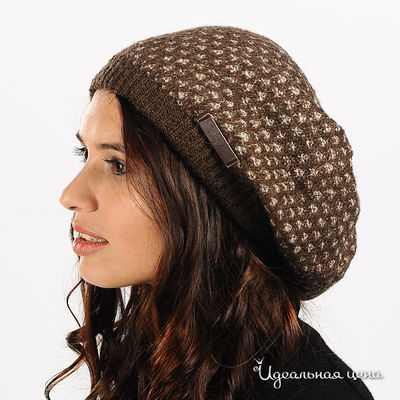 Берет Marlboro Classics, цвет цвет коричневый