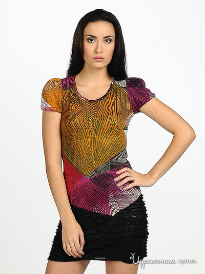 Платье Custo Barcelona, цвет цвет мультиколор