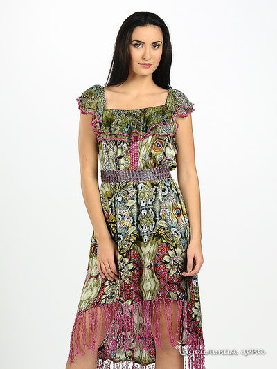 Платье Custo Barcelona, цвет цвет мультиколор