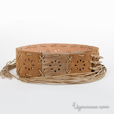 Ремень Roberto Nardi, цвет цвет бежевый