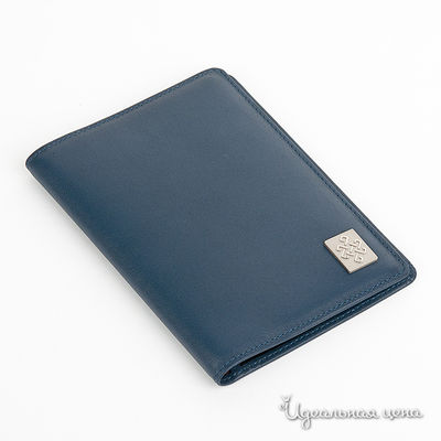 Обложка для паспорта Девять Драконов, цвет цвет голубой