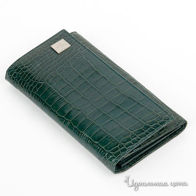Портмоне Девять Драконов, цвет цвет зеленый крокодил