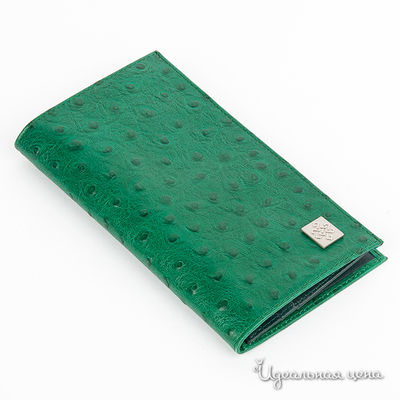 Портмоне-визитница Девять Драконов, цвет цвет зеленый страус