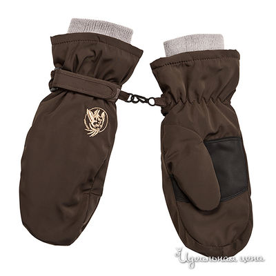 Варежки Gulliver, цвет цвет коричневый