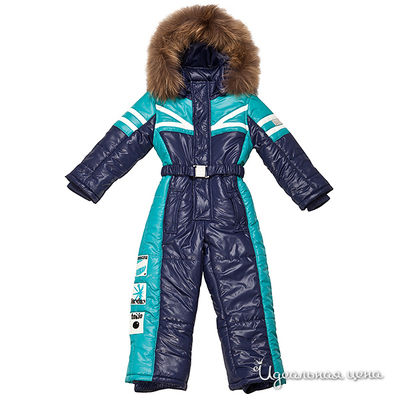 Комбинезон Gulliver, цвет цвет темно-синий / бирюзовый