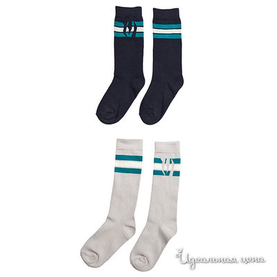 Гольфы Gulliver, цвет цвет белый / темно-синий