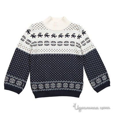 Свитер Gulliver, цвет цвет белый / темно-синий