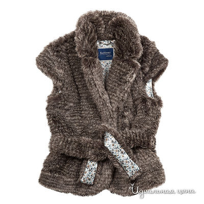 Жилет Gulliver, цвет цвет коричневый