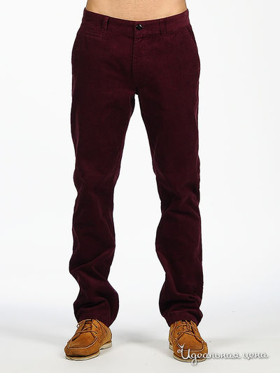 Брюки Park&Finemekker, цвет цвет темно-бордовый