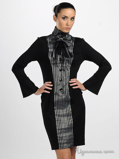 Платье Adzhedo, цвет цвет черный / серый